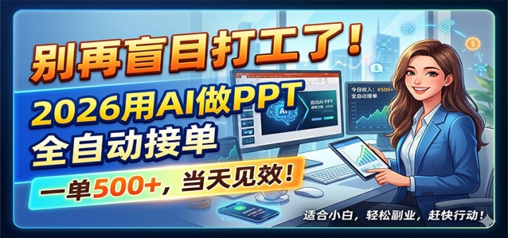 ����äĿ���ˣ�2026��AI��PPTȫ�Զ��ӵ���һ��5��+�������Ч��